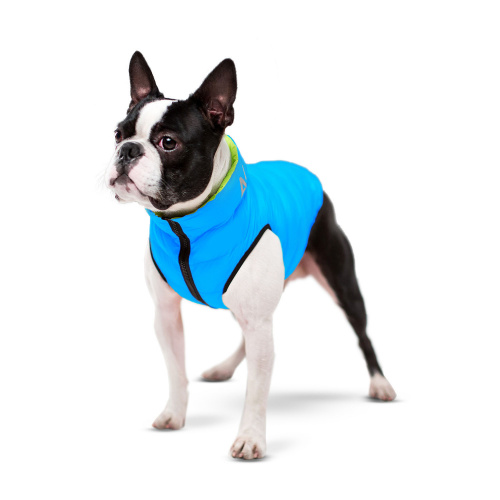 Курточка для собак AiryVest двусторонняя, размер XS 25, салатово-голубая (22-25; 36-38; 27-30см) фото 3