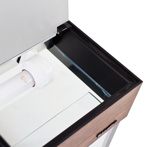 Детальная картинка Аквариум AquaPlus LUX LED П264 орех (121х41х61 см) стекло 8 мм, прямоугольный, 237 л., аквар. коврик фото 10