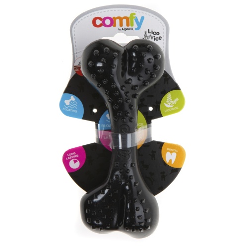 Детальная картинка Игрушка для собак COMFY LICORICE BONE BLACK  косточка 16,5 см, с ароматом лакрицы
