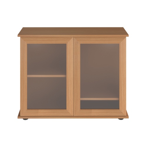 Детальная картинка Подставка AquaPlus 90 (91*36*72 см) две дверки МДФ со стеклом, бук, в коробке, подходит для модели аквариума LUX П150 фото 2