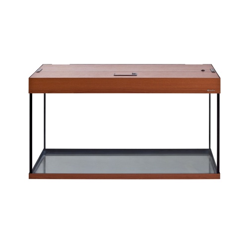 Детальная картинка Аквариум AquaPlus LUX П200 итальянский орех (101х41х56 см) стекло 6/8 мм, прямоугольный, 181 л., с лампами Т8 2х30 Вт, аквар. коврик фото 2