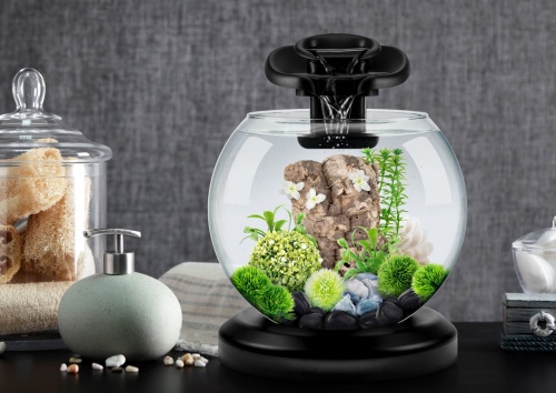 Детальная картинка Аквариум Tetra Duo WaterFall Globe 6.8л черный, диаметр 27,9 см фото 5