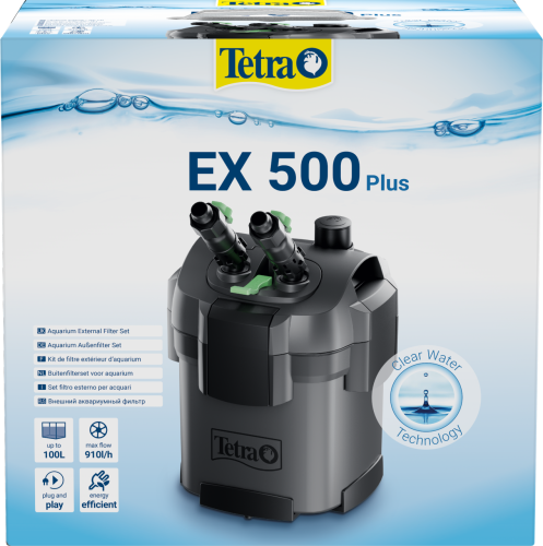 Детальная картинка Внешний фильтр Tetra EX 500 Plus, для аквариумов до 100 литров фото 3