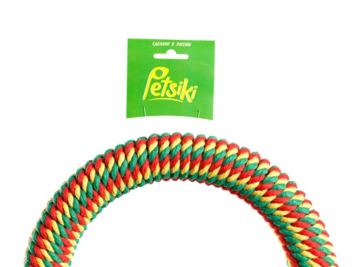 Детальная картинка Кольцо-качели для птиц Petsiki RingRay 280 cotton RGY, d=28см фото 3