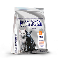 Картинка анонса Buddy&Sol CARE STERILIZED сухой корм суперпремиум-класса с индейкой и уткой для стерилизованных кошек 0,4кг