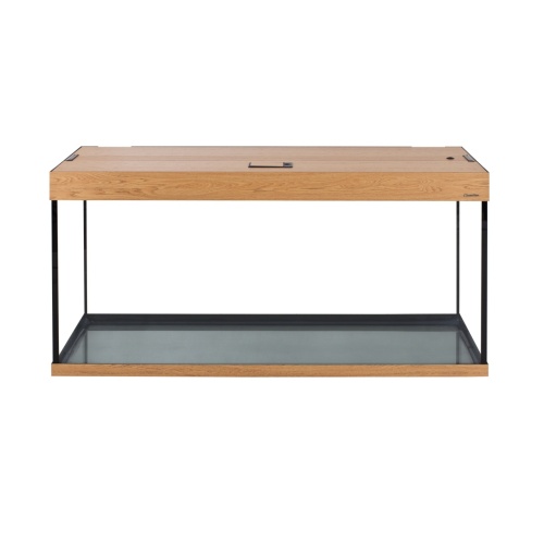 Детальная картинка Аквариум AquaPlus LUX П264 дуб (121х41х61 см) стекло 8 мм, прямоугольный, 237 л., с лампами Т8 2х38 Вт, аквар. коврик фото 3