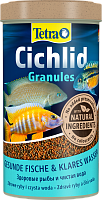 Картинка анонса Корм Tetra Cichlid Granules 500 мл, гранулы для цихлид 