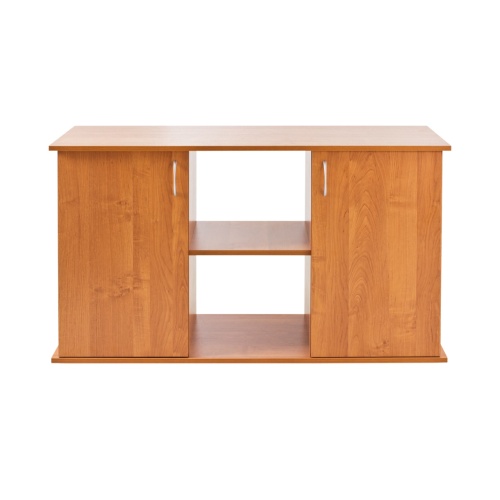 Детальная картинка Подставка AquaPlus 120 (121*41*72) две дверки ДСП, ольха, в коробке, подходит для моделей аквариумов LUX П264, LUX П288 фото 3