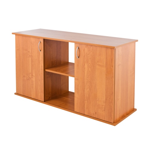 Детальная картинка Подставка AquaPlus 120 (121*41*72) две дверки ДСП, ольха, в коробке, подходит для моделей аквариумов LUX П264, LUX П288