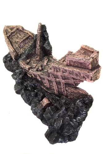 Детальная картинка 521 Грот DEKSI Корабль 40х8х25см, односторонний декоративный элемент фото 2