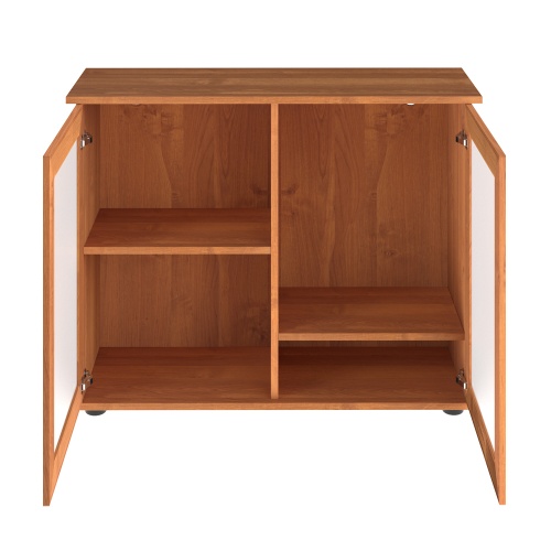 Детальная картинка Подставка AquaPlus 90 (91*36*72 см) две дверки МДФ со стеклом, ольха, в коробке, подходит для модели аквариума LUX П150 фото 3