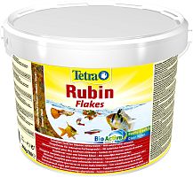 Картинка анонса Корм Tetra Rubin Flakes 10 л, хлопья для всех видов рыб, для усиления окраса 