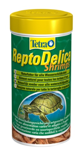 Детальная картинка Корм для водных черепах Tetra ReptoDelica Shrimps 1 л, натуральное лакомство с креветкой