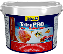Картинка анонса Корм Tetra TetraPRO Colour Multi-Crisps 10 л, чипсы премиум для усиления окраски всех видов тропических рыб