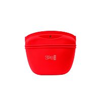 Картинка анонса Сумочка для лакомств ZooOne силиконовая с магнитным замком, размер L (КРАСНАЯ)