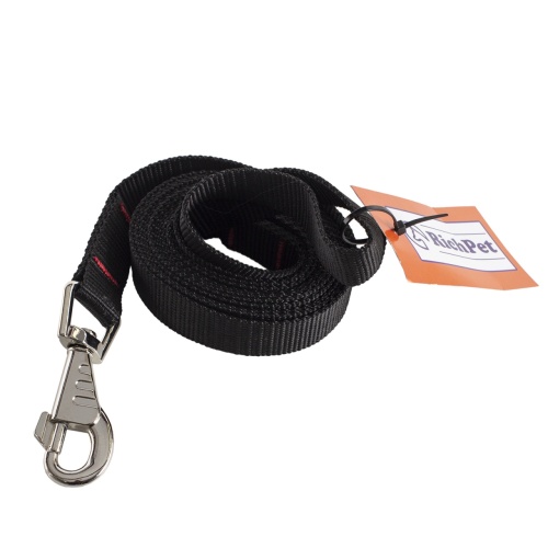 Детальная картинка Поводок RichPet Standart (25 мм, длина 250 см), черный фото 2