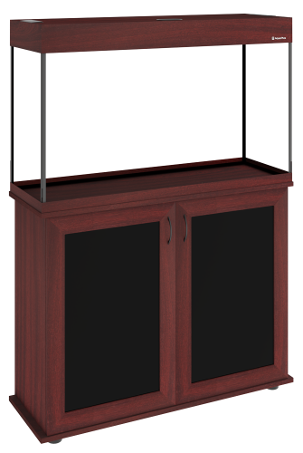 Детальная картинка Аквариум AquaPlus LUX LED П150 махагон (91х36х56 см) стекло 6мм, прямоугольный,141 л., аквариумный коврик фото 4