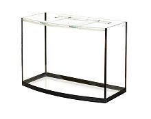 Картинка анонса Аквариум AquaPlus Ф105 (70x35x50 см) стекло 6 мм, 99 л., фигурный, с аквариумным ковриком