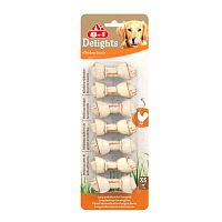 Картинка анонса Косточки 8in1 Delights для собак, с куриным мясом в жесткой говяжьей коже, XS (7,5 см), 7 шт.