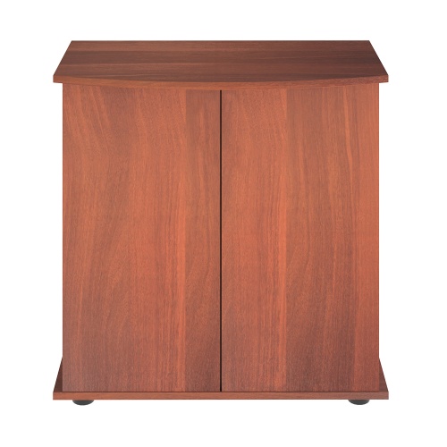 Детальная картинка Подставка AquaPlus фигурная 70 (71х36/30х72 см) две дверки ДСП, итальянский орех, в коробке, подходит для модели аквариума LUX Ф105 фото 2