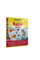 Картинка анонса Корм Tetra Rubin Flakes 12 г (сашет), хлопья для всех видов рыб, для усиления окраса 