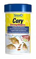 Корм для донных рыб Tetra Cory Shrimp Wafers 100 мл, пластинки для коридорасов 