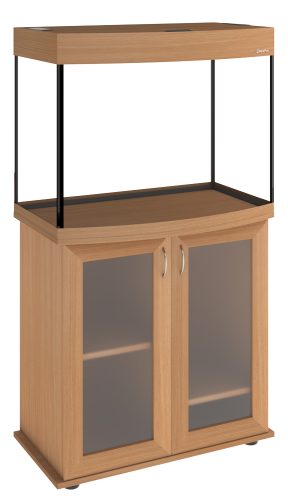 Детальная картинка Аквариум Ф-105 LUX LED (71х36х56 см) стекло 6 мм, бук, 99 л., аквар. коврик фото 2