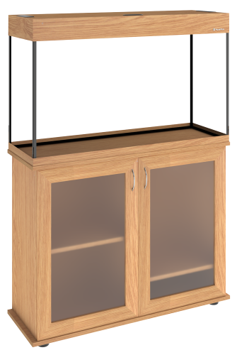 Детальная картинка Аквариум AquaPlus LUX LED П150 дуб (91х36х56 см) стекло 6мм, прямоугольный,141 л., аквариумный коврик фото 4