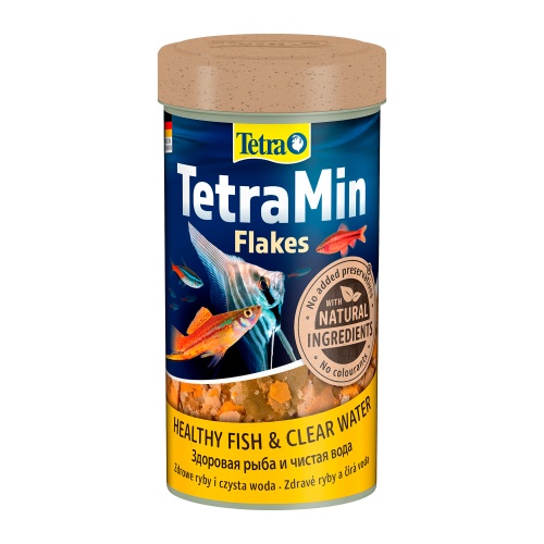 Детальная картинка Корм Tetra TetraMin Flakes 250 мл, хлопья для всех видов рыб