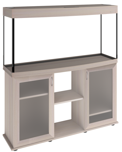 Детальная картинка Аквариум AquaPlus LUX LED Ф245 выбеленный дуб (121х41х61 см) стекло 8 мм, фигурный, 213 л., аквар. коврик фото 7