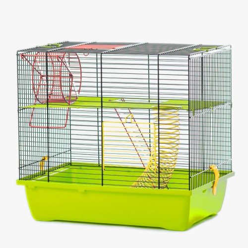 Детальная картинка Клетка InterZoo  G-042 GINO I + EQUIPMENT (420х290х380мм), для грызунов фото 4