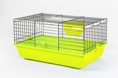 Детальная картинка Клетка InterZoo  G-071 RABBIT 60 COLOR (580х380х310мм), для грызунов, прут цветной