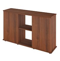 Картинка анонса Подставка AquaPlus фигурная 120 (121х41/32х72 см) две дверки ДСП, орех, в коробке, подходит для модели аквариума LUX Ф245