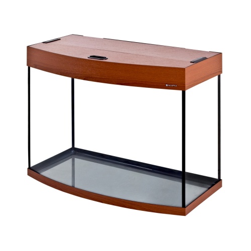 Детальная картинка Аквариум Ф-105 LUX LED (71х36х56 см) стекло 6 мм, итальянский орех, 99 л., аквар. коврик