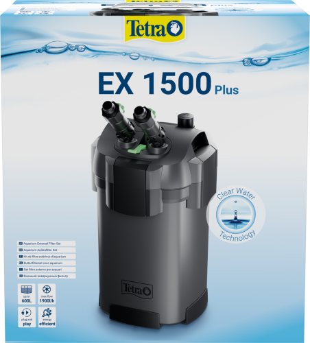 Детальная картинка Внешний фильтр Tetra EX 1500 Plus, для аквариумов 300 - 600 литров фото 3