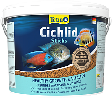 Картинка анонса Корм Tetra Cichlid Sticks 10 л, палочки для цихлид 